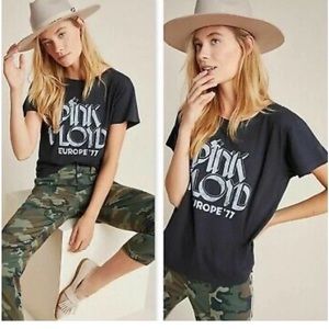 Anthropologie Letluv Pink Floyd Graphic Shirt Sleeve T’shirt